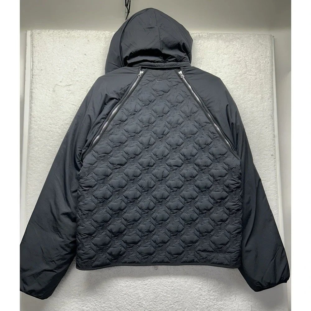 Nike Mens Sz L Black Lebron Therma Fit ADV Insulated Full Zip Basketball Jacket